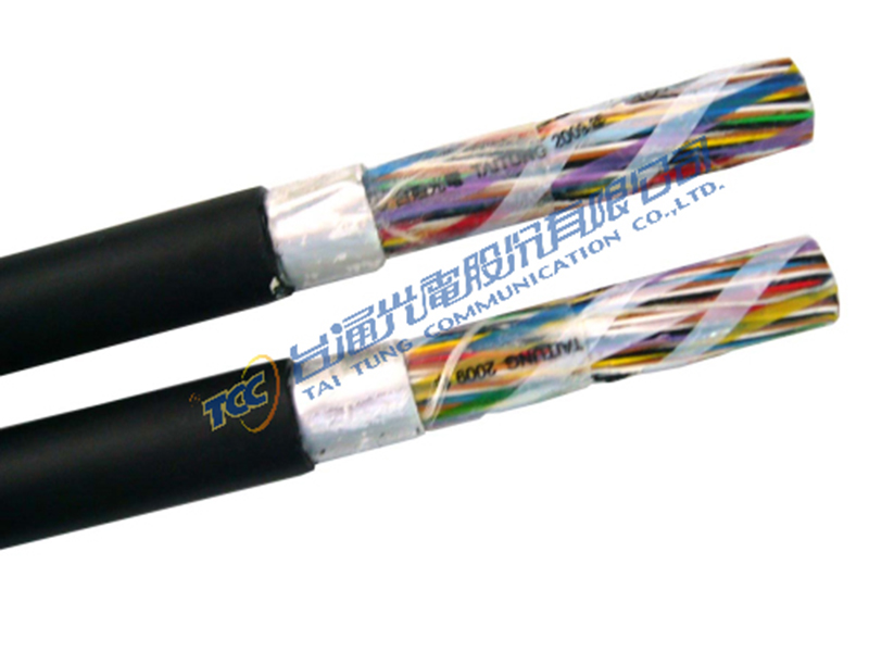 Fully Filled Polyethylene Unit Twin Cable with Moisture Barrier Sheath